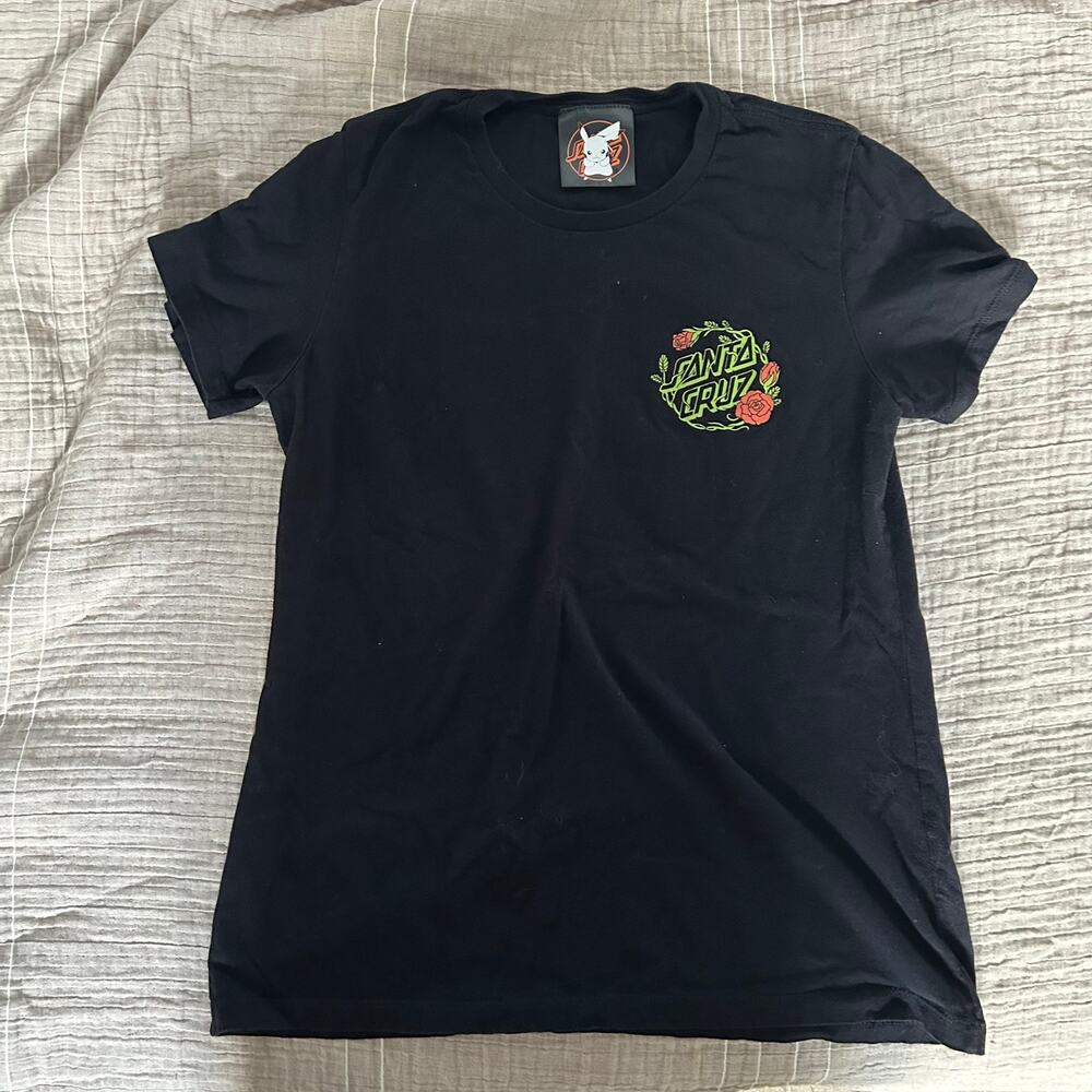 Santa Cruz Pokémon Bulbasaur Graphic T-Shirt Youth Large Fits Women's Small